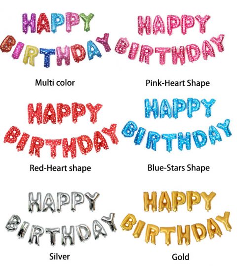 1-Satz-16-Zoll-Happy-Birthday-Folienballons-Goldene-Silber-Blau-Rosa-Multi-Mickey-Party-Dekoration-Luftballons