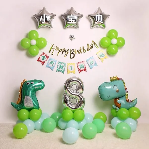 Combo trang trí sinh nhật khủng long KL13