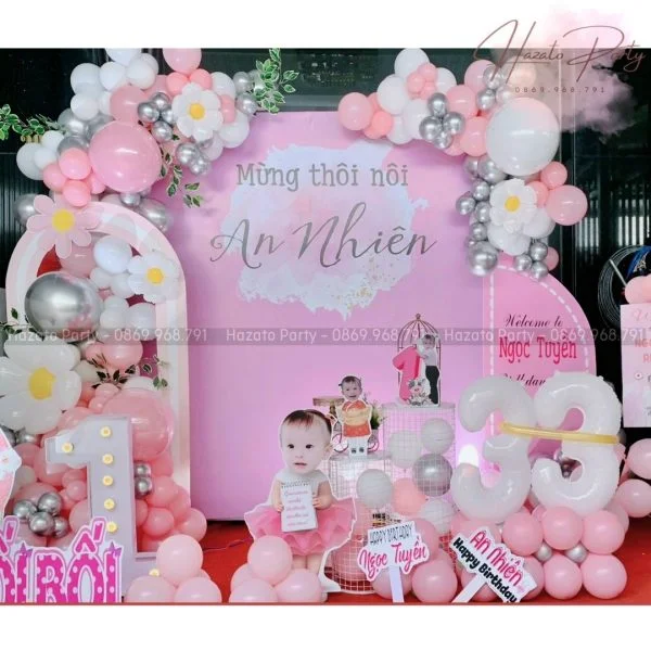 Trang Trí Sinh Nhật Trọn Gói Bé An Nhiên