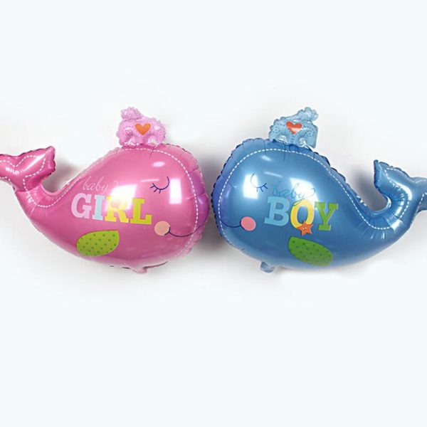 Bóng Sinh Nhật Hình Cá Heo Boy-Girl