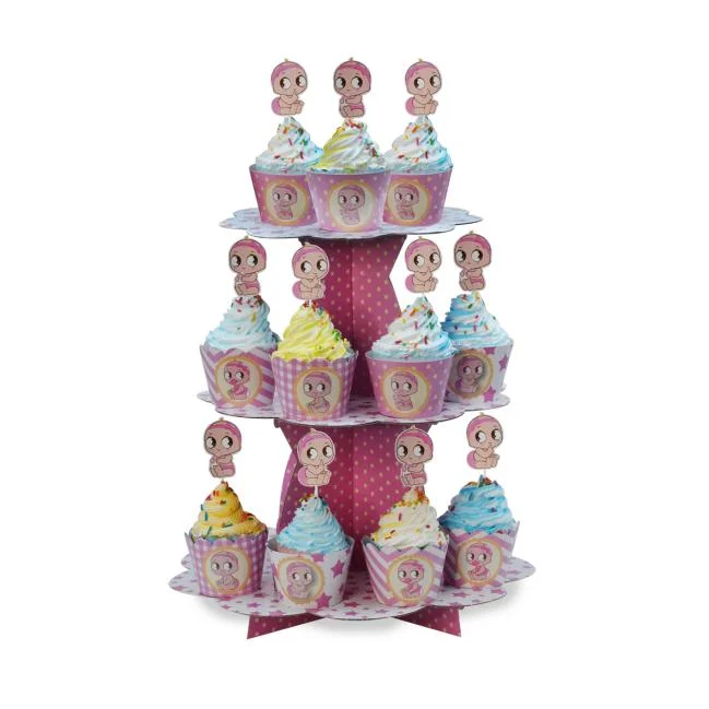 Tem và Lót Ly CupCake Baby Girl - Hình ảnh 3