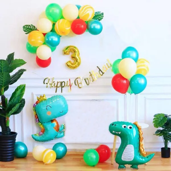 Combo trang trí sinh nhật khủng long KL02
