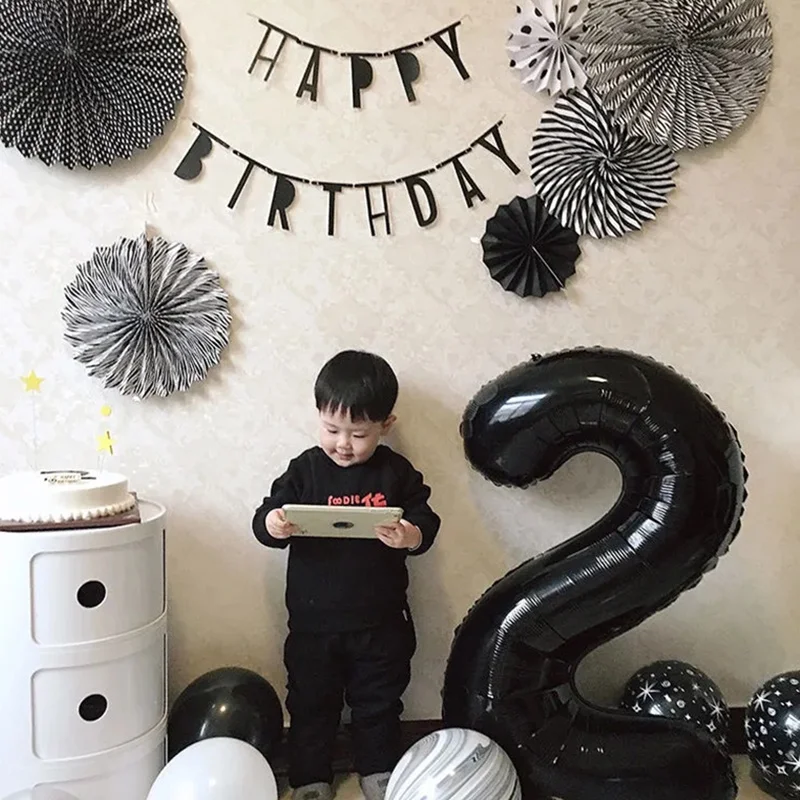 Bong Bóng Số Đen 70cm - Hình ảnh 5