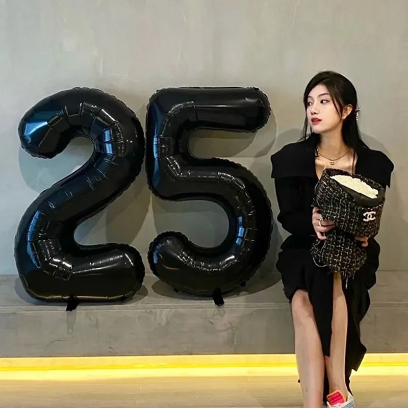 Bong Bóng Số Đen 70cm - Hình ảnh 4